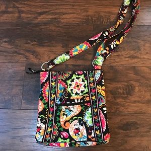 Disney Parks Vera Bradley Authentic Crossbody Purse Original Mickey Minnie Mouse
